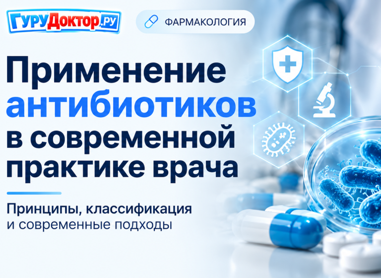 Применение антибиотиков в современной практике врача